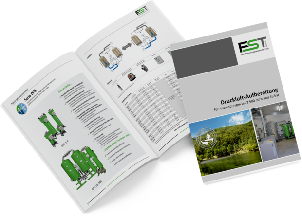 Cover FST-Broschüre: Druckluftaufbereitung für den Fachhandel
